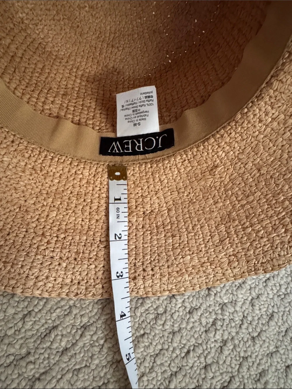 jcrew wide brim raffia bucket hat - Picture 8 of 9